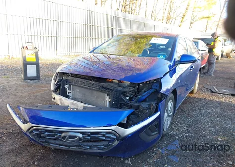 2020 Hyundai Ioniq Blue из США, поврежденный, VIN KMHC65LC4LU231684